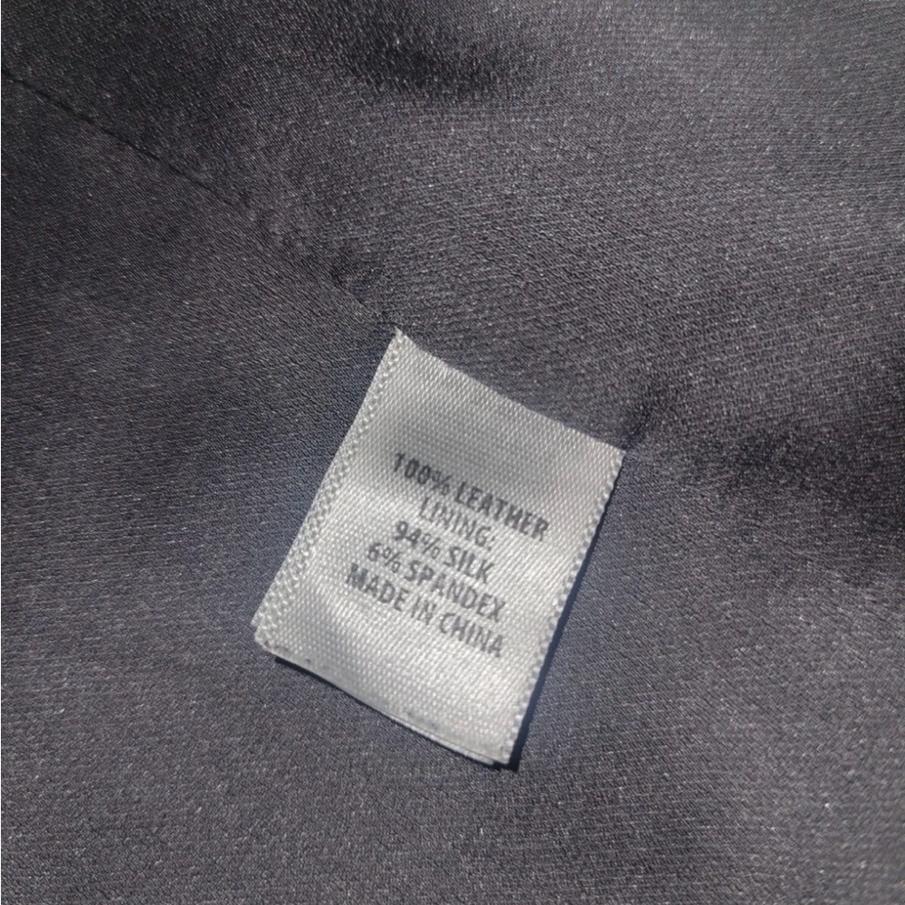 St. John women’s pearlised Napa leather grey jacket - Picture 5 of 12